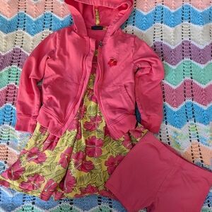 Flapdoodles Pink and Yellow Outfit